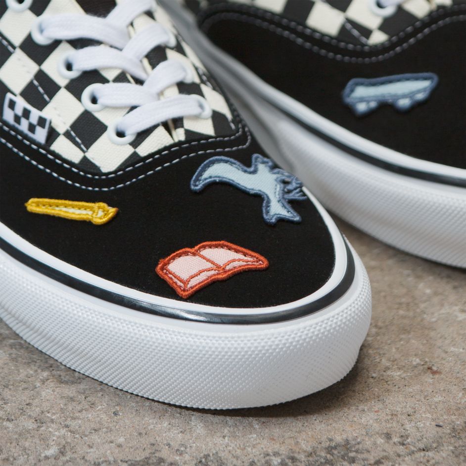 Skateistan Checkerboard Skate Era Vans Skateboard Shoe Detail