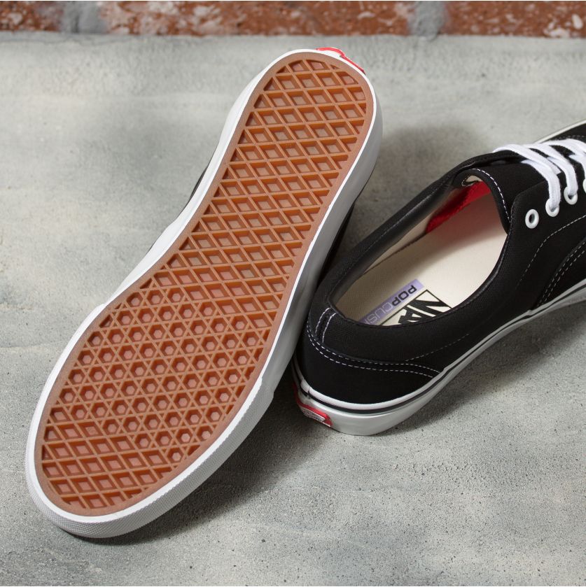 Black/White Skate Era Vans Skateboard Shoe Bottom