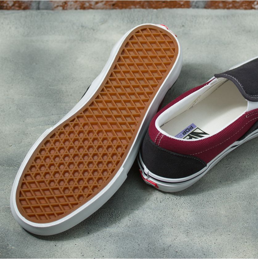 Asphalt Skate Slip-On Vans Skateboarding Shoe Bottom