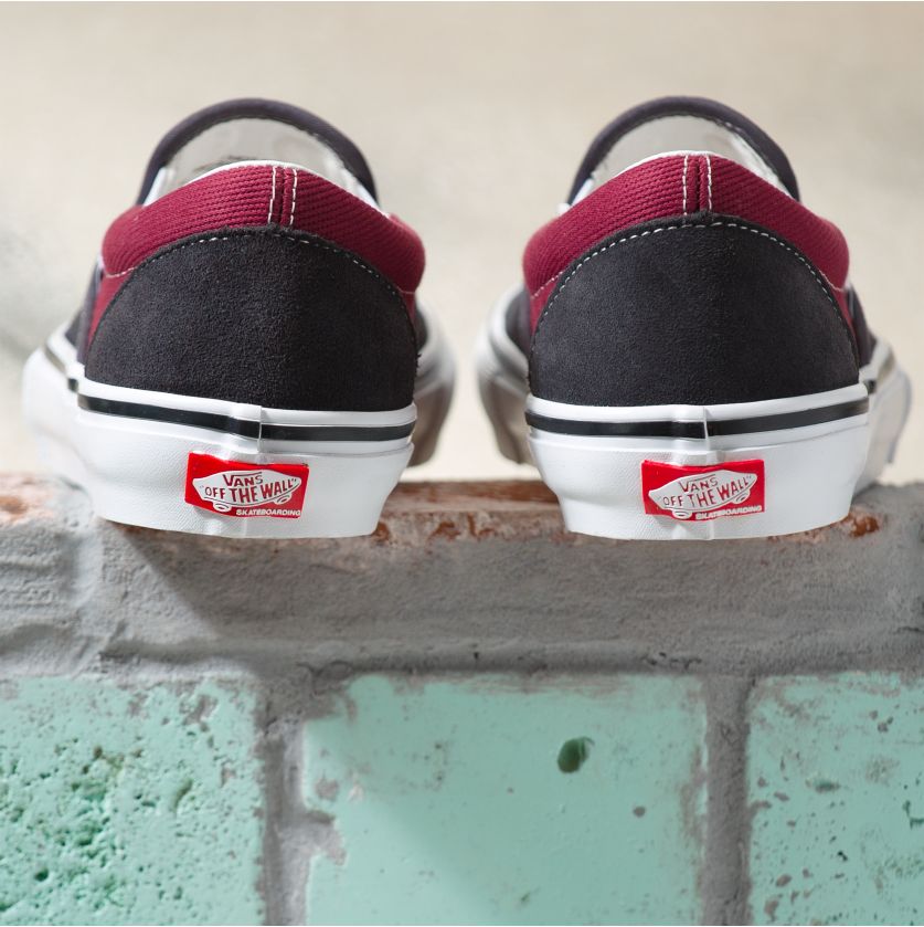 Asphalt Skate Slip-On Vans Skateboarding Shoe Back