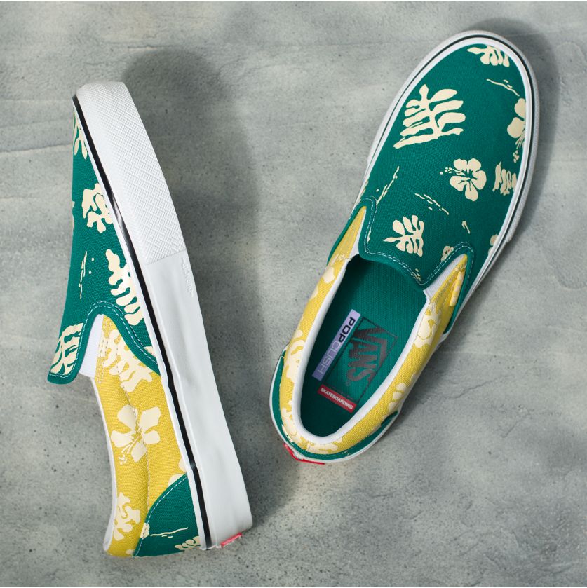 Aloha Skate Slip-On Vans Skateboard Shoe Top