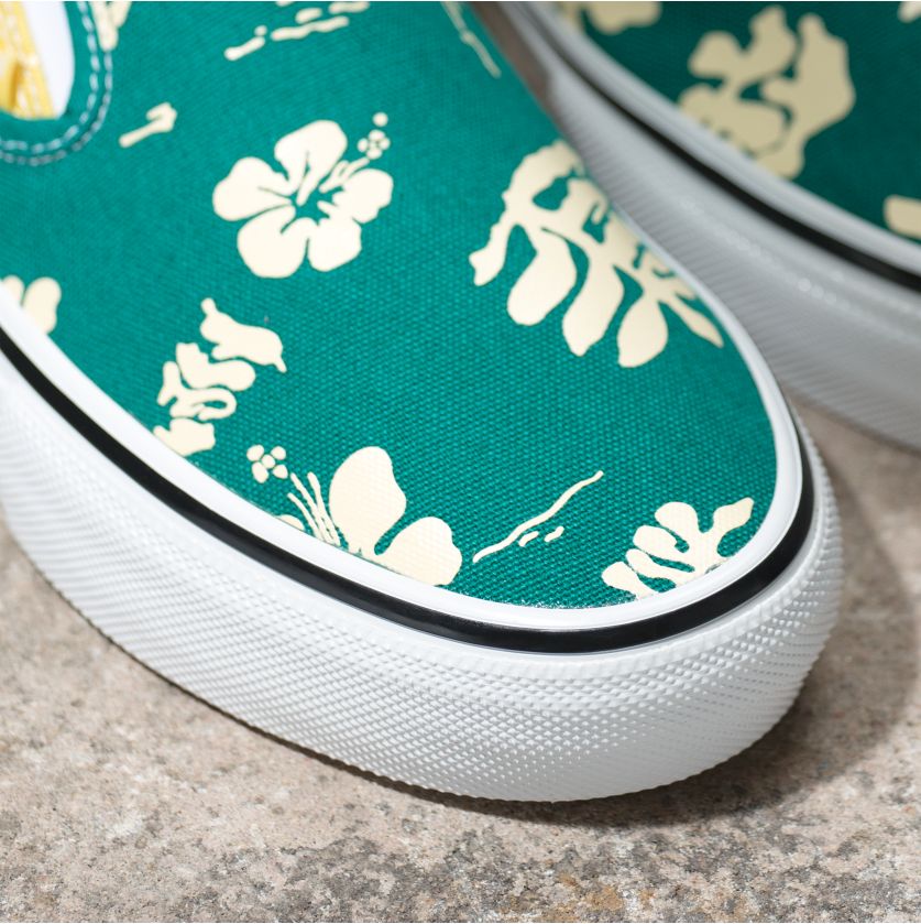 Aloha Skate Slip-On Vans Skateboard Shoe Detail