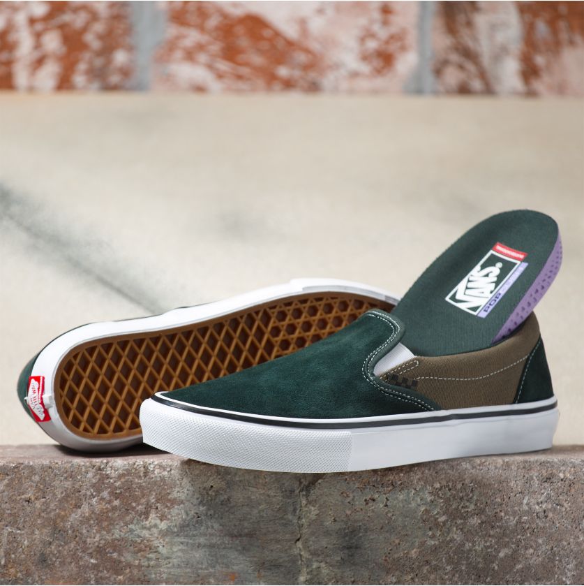 Scarab Skate Slip-On Vans Skateboarding Shoe