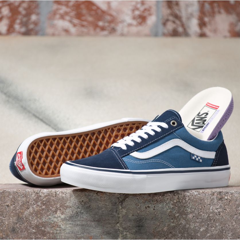 Navy Skate Old Skool Vans Skateboarding Shoe