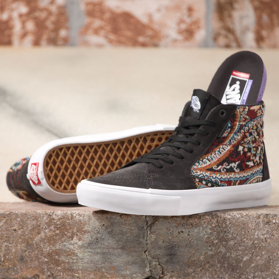 Raven Paisley Skate Sk8-hi Vans Skateboarding Shoe