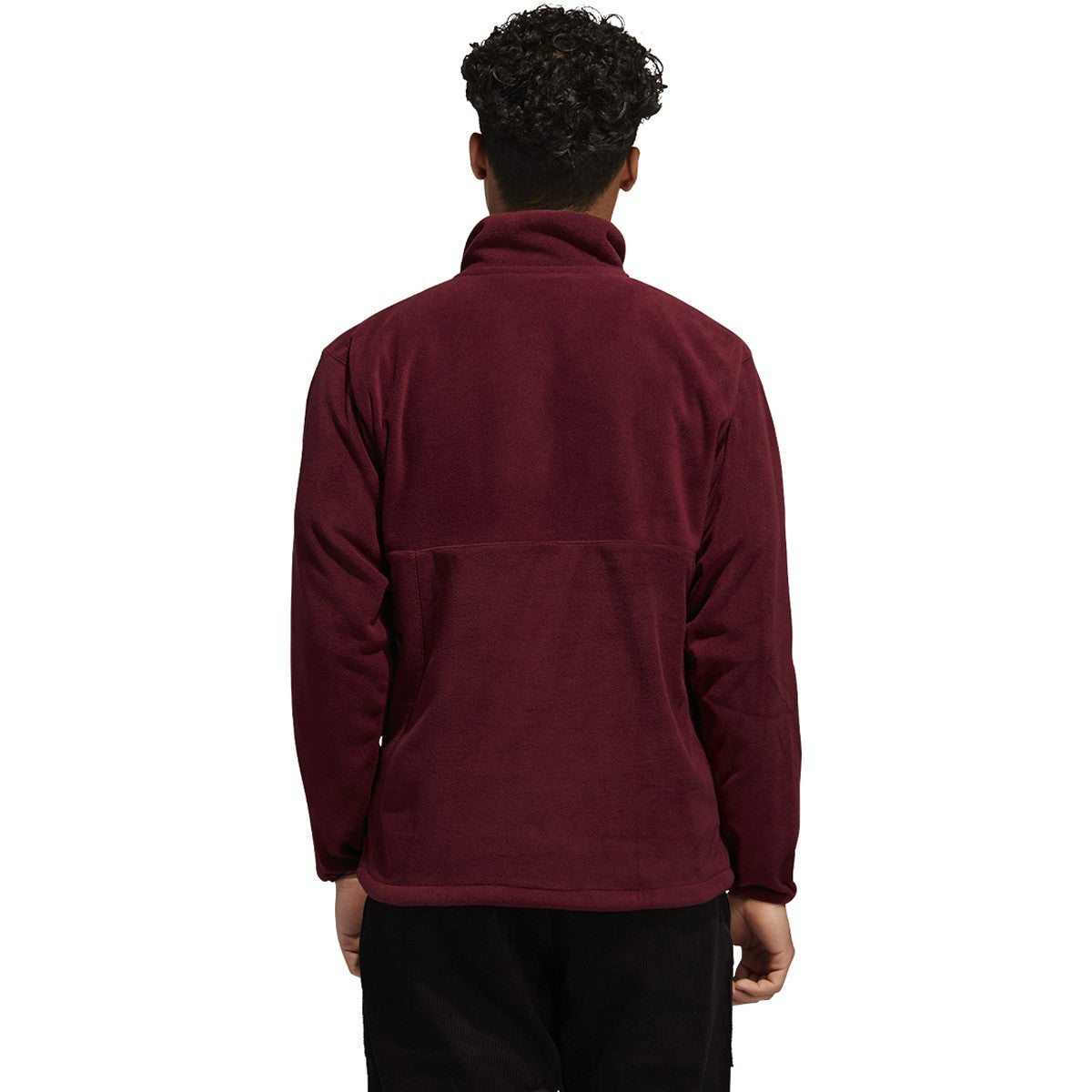 Maroon Polar Anorak Adidas Snowboarding Jacket Back