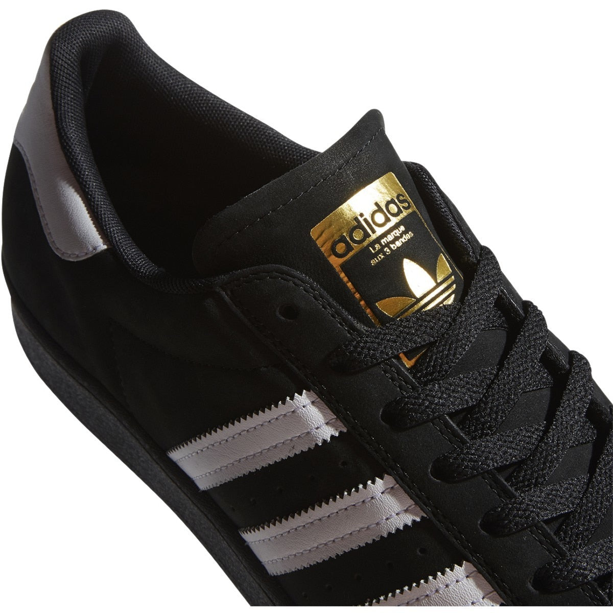 Adidas Superstar ADV Skate Shoe - Core Black/White/Gold Metallic