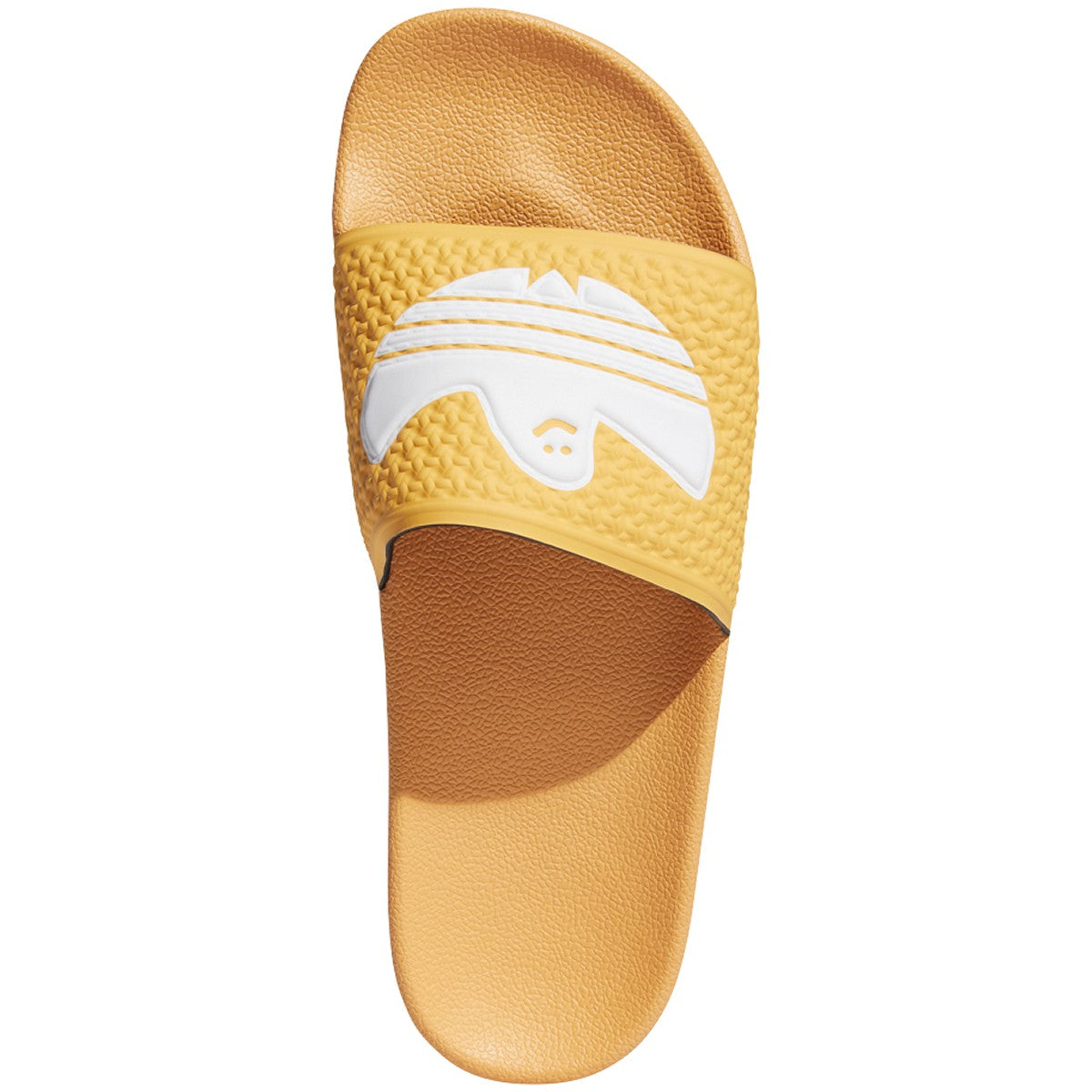 Hazy Orange Shmoofoil Adidas Slides Top