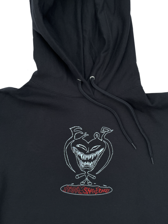 Black Temper Frog Skateboards Hoodie