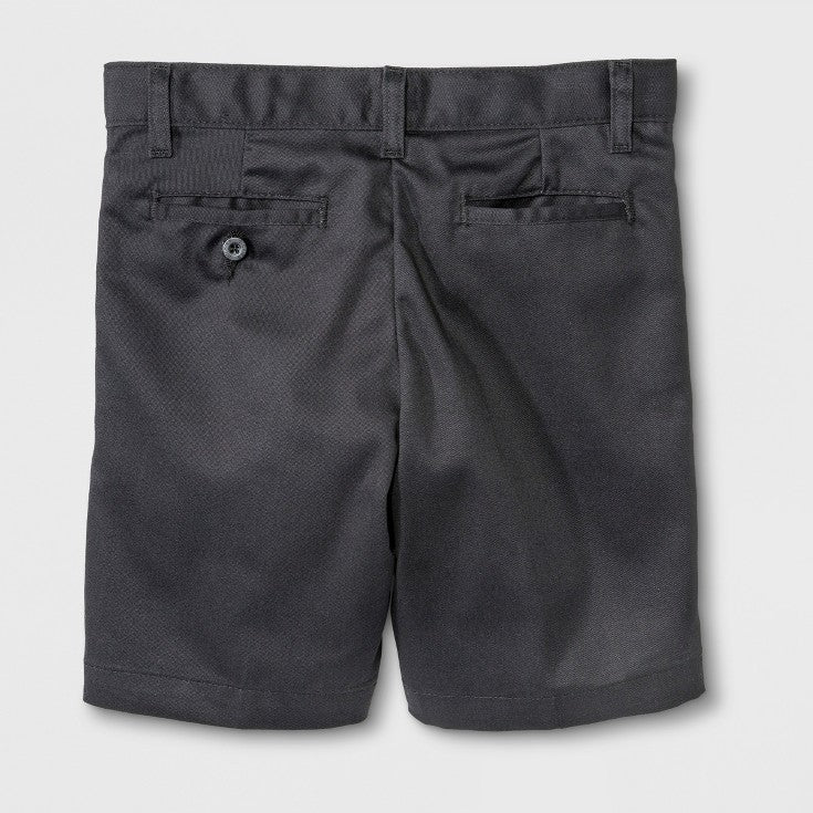 Boys Black Slim Fit Dickies Stretch Shorts back