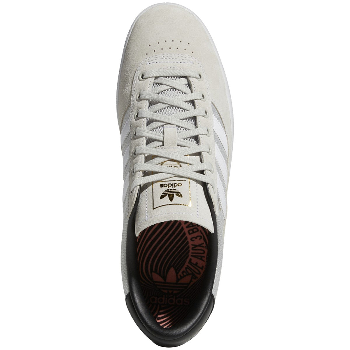 White Puig Indoor Adidas Skate Shoe Top