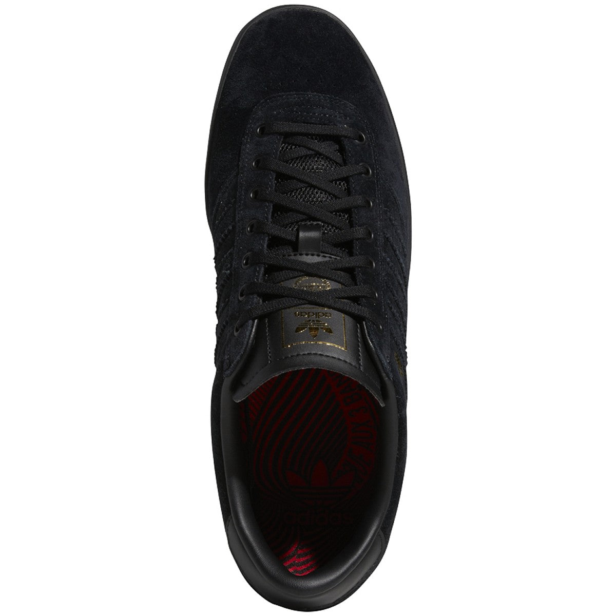 Core Black Puig Indoor Adidas Skateboarding Shoe Top