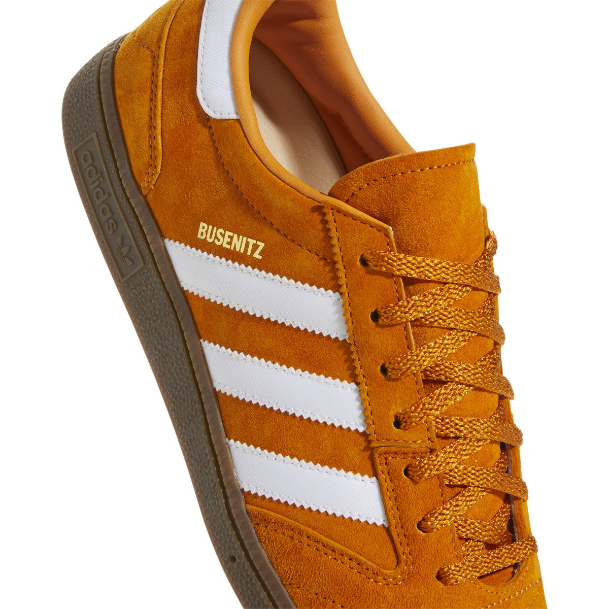 Focus Orange Busenitz Vintage Adidas Skateboarding Shoe Detail