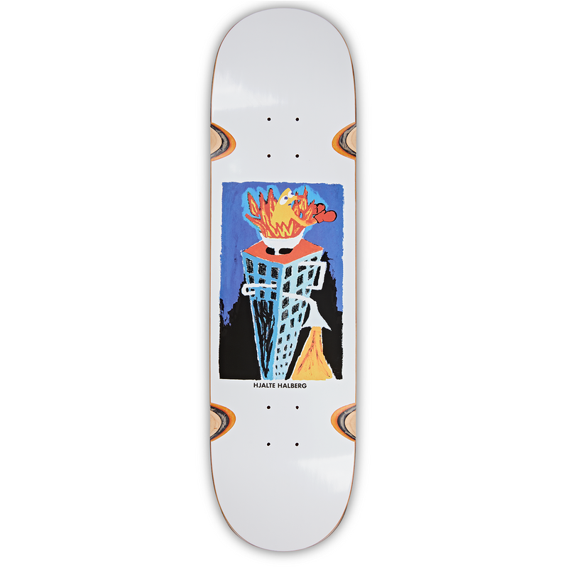 Hjalte Halberg Burning Sink Polar Skate Co Wheel Wells Deck