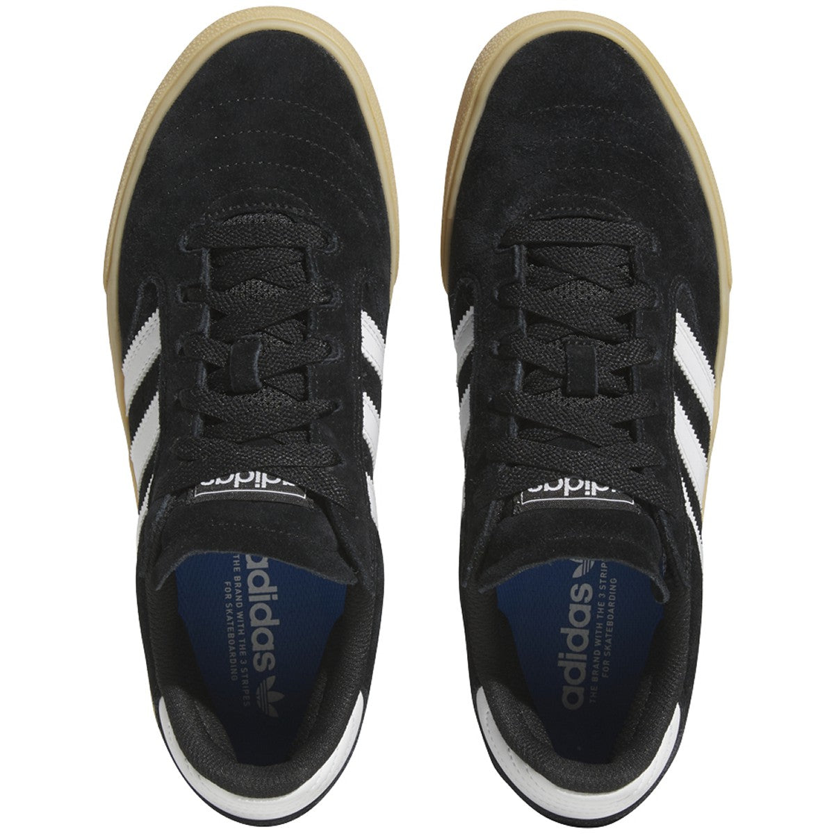 Black/Gum Busenitz Vulc II Adidas Skateboarding Shoe Top