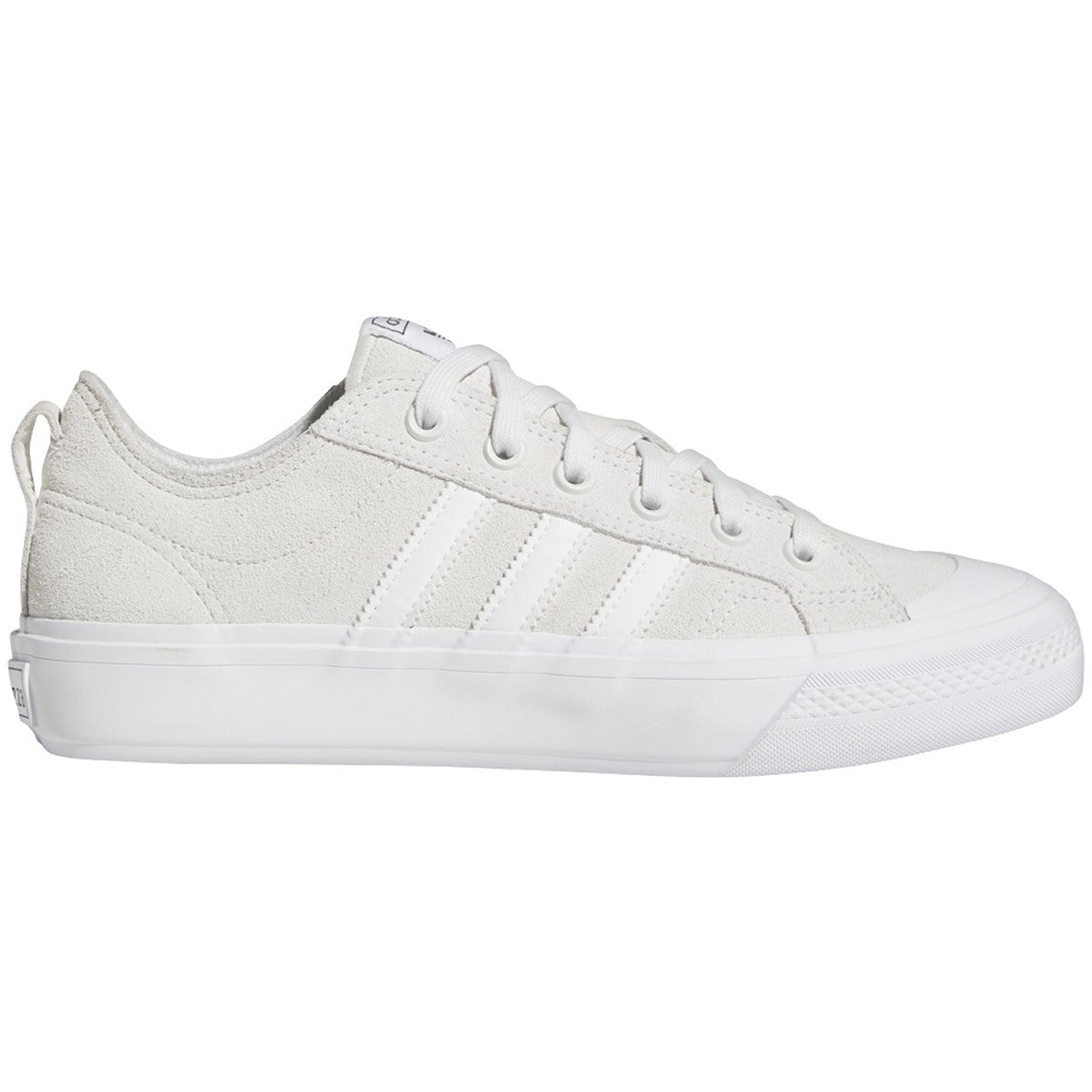 Crystal White Nizza Low ADV Adidas Skateboarding Shoe