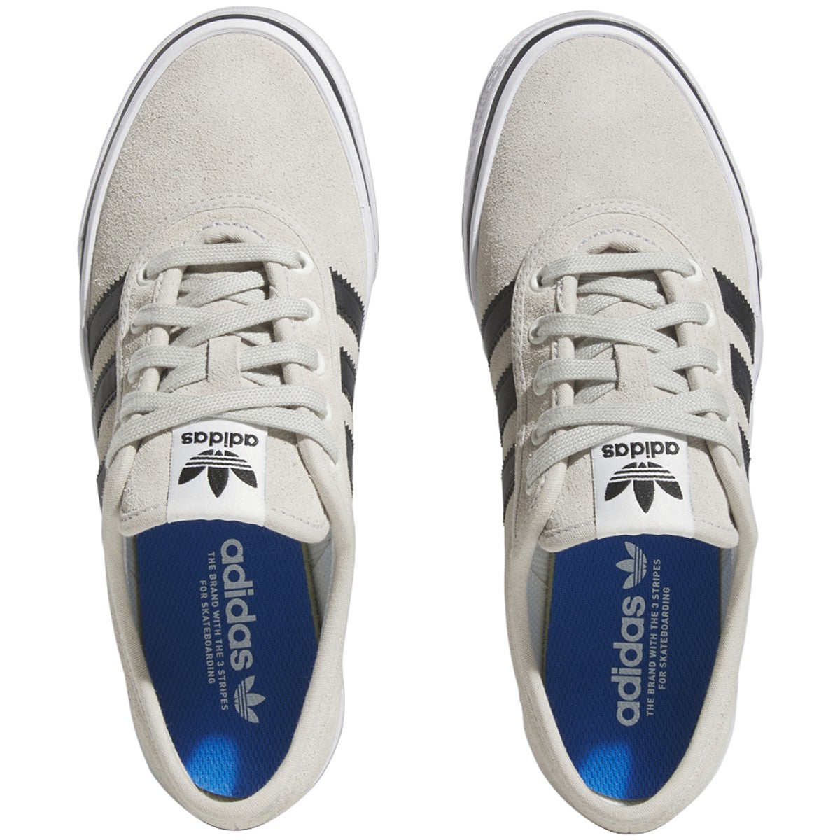 Crystal White Adi Ease Adidas Skateboarding Shoe Top