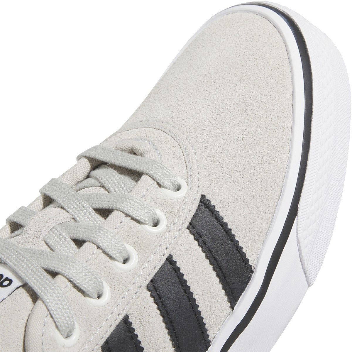 Crystal White Adi Ease Adidas Skateboarding Shoe Detail