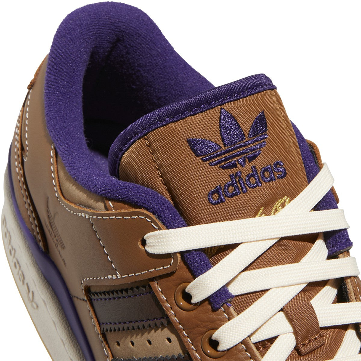 Heitor Da Silva Brown Forum 84 Low ADV Adidas Skateboarding Shoe Detail