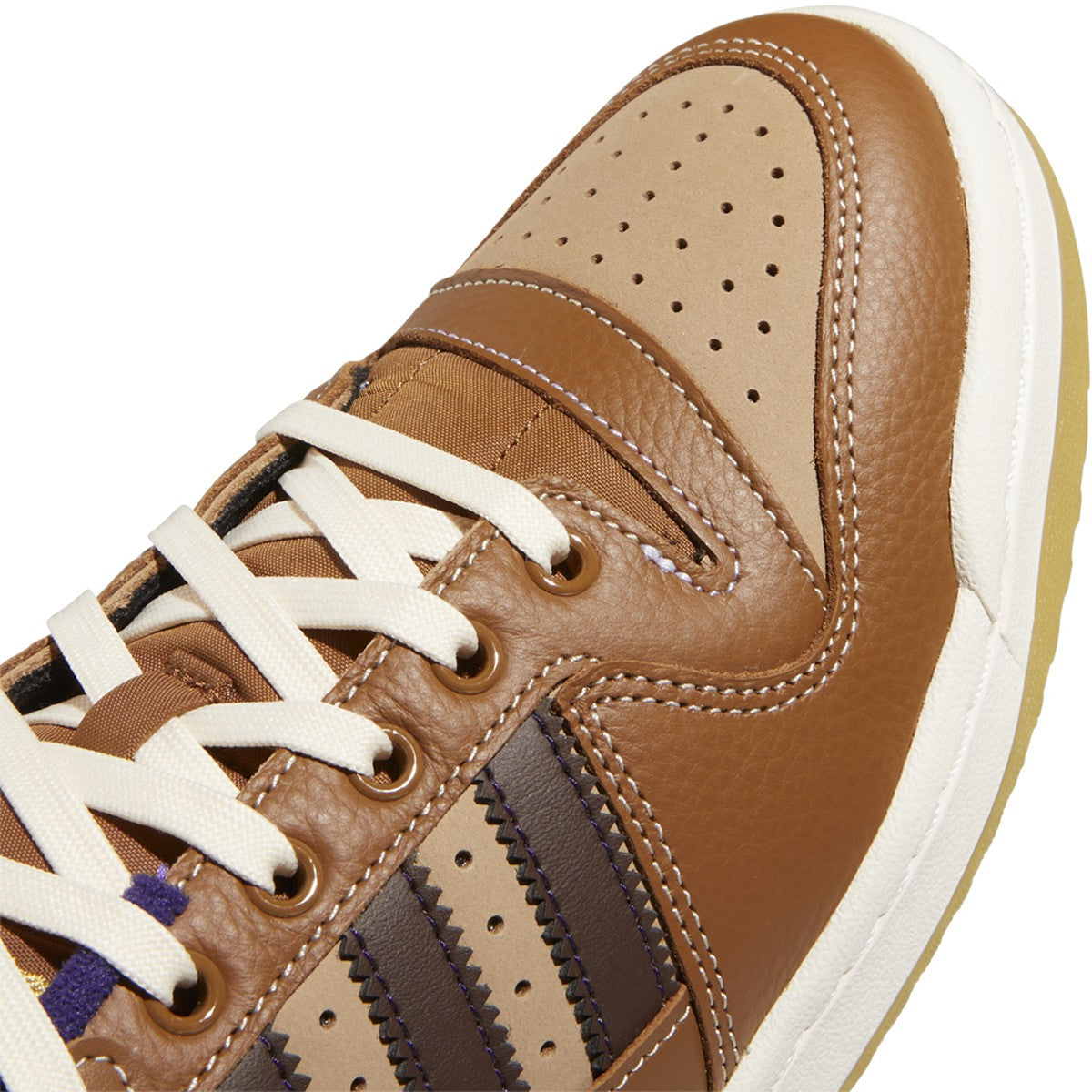 Heitor Da Silva Brown Forum 84 Low ADV Adidas Skateboarding Shoe Detail