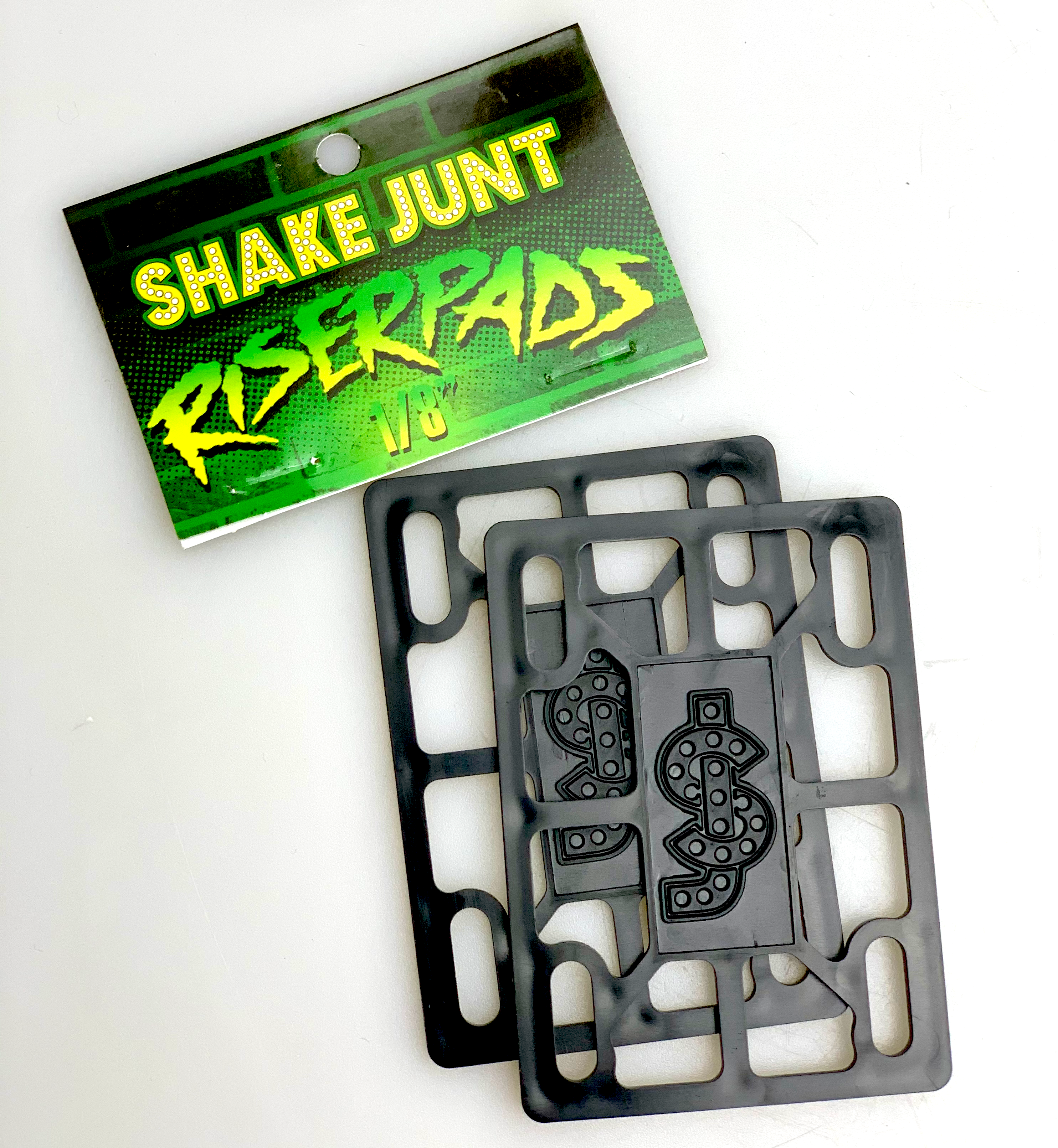 1/8" Black Shake Junt Skate Riser Pads