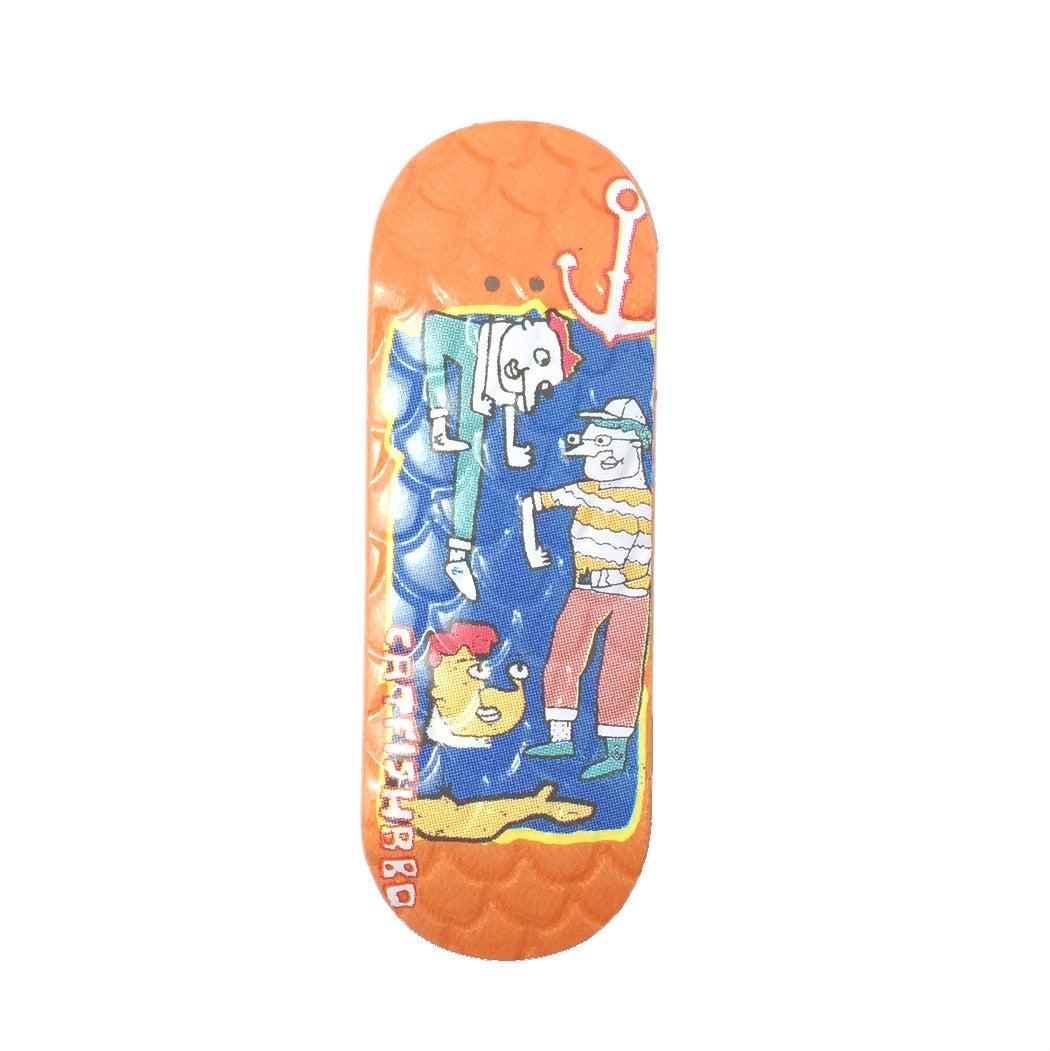 Catfishbbq X Cowply EMBOSSED Fingerboard Deck