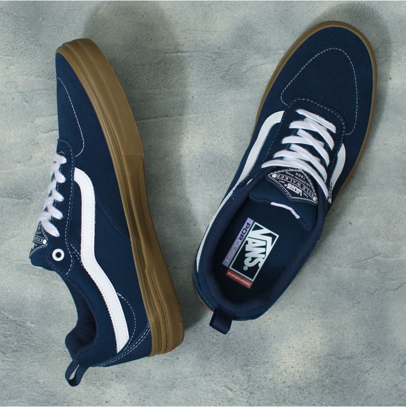 Dress Blues Kyle Walker Pro Vans Skateboarding Shoe Top