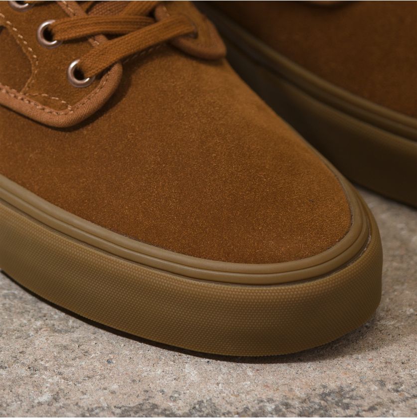 Brown Chima Ferguson Vans Skateboarding Shoe Detail