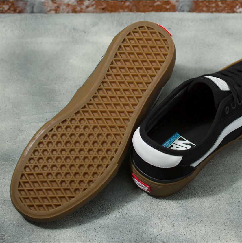 Black/Gum Chima 2 Vans Skateboarding Shoe Bottom