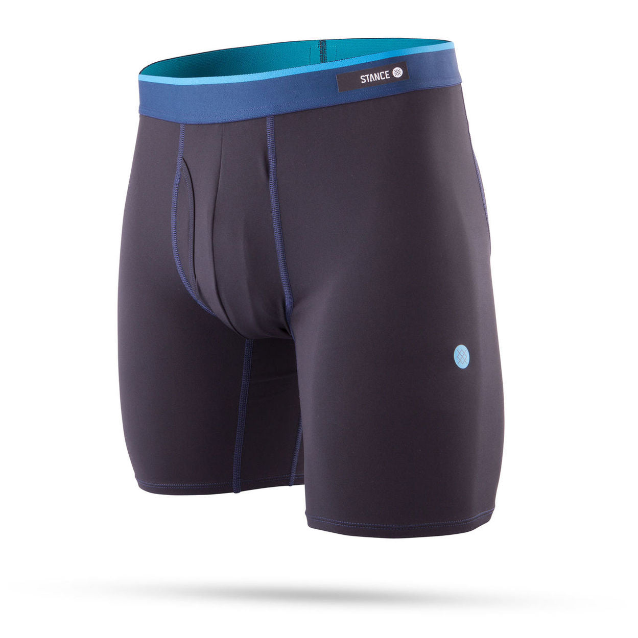 Stance Contrast Poly Blend Boxer Brief - Black