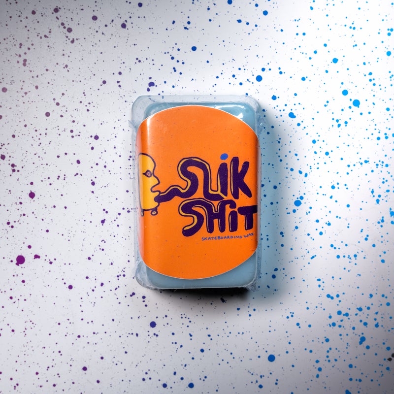 Blue Block Slik Shit Skateboard Wax