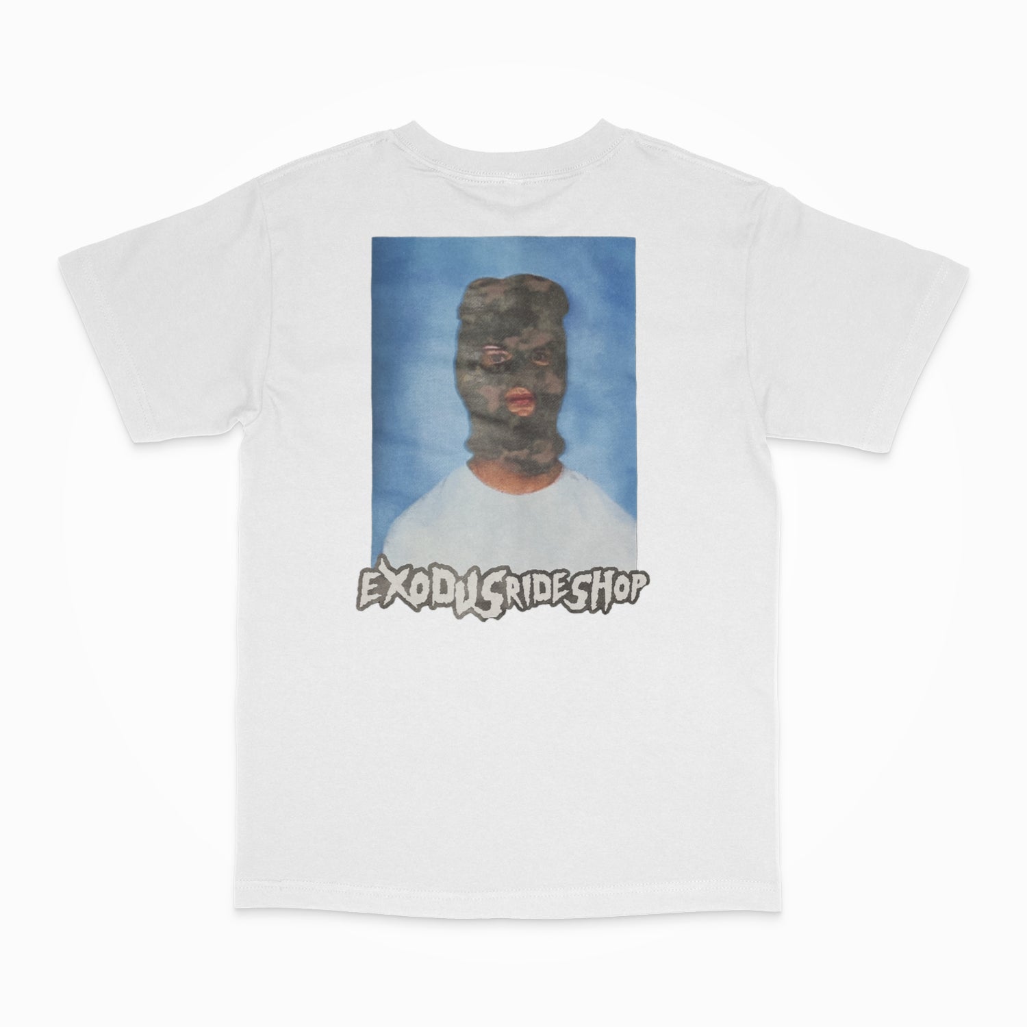 Exodus Ski Mask Tee - White