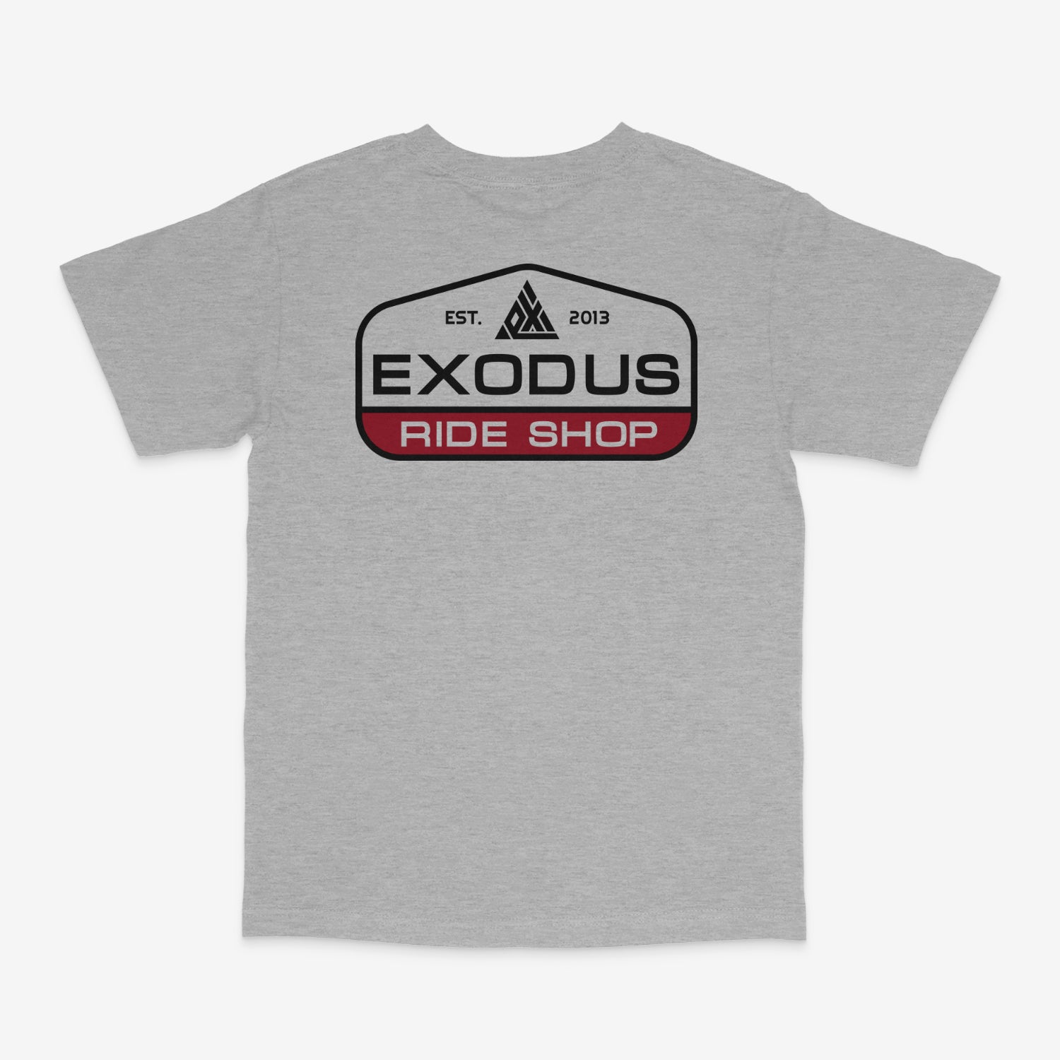 Heather Grey Exodus Patch Tee Back