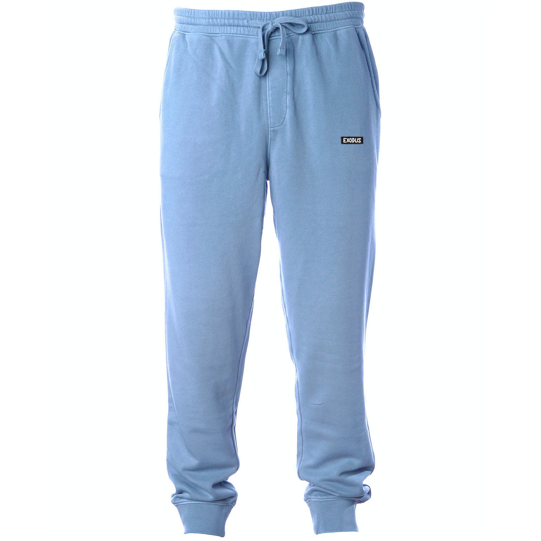 Exodus Optical Embroidered Sweatpants - Washed Slate