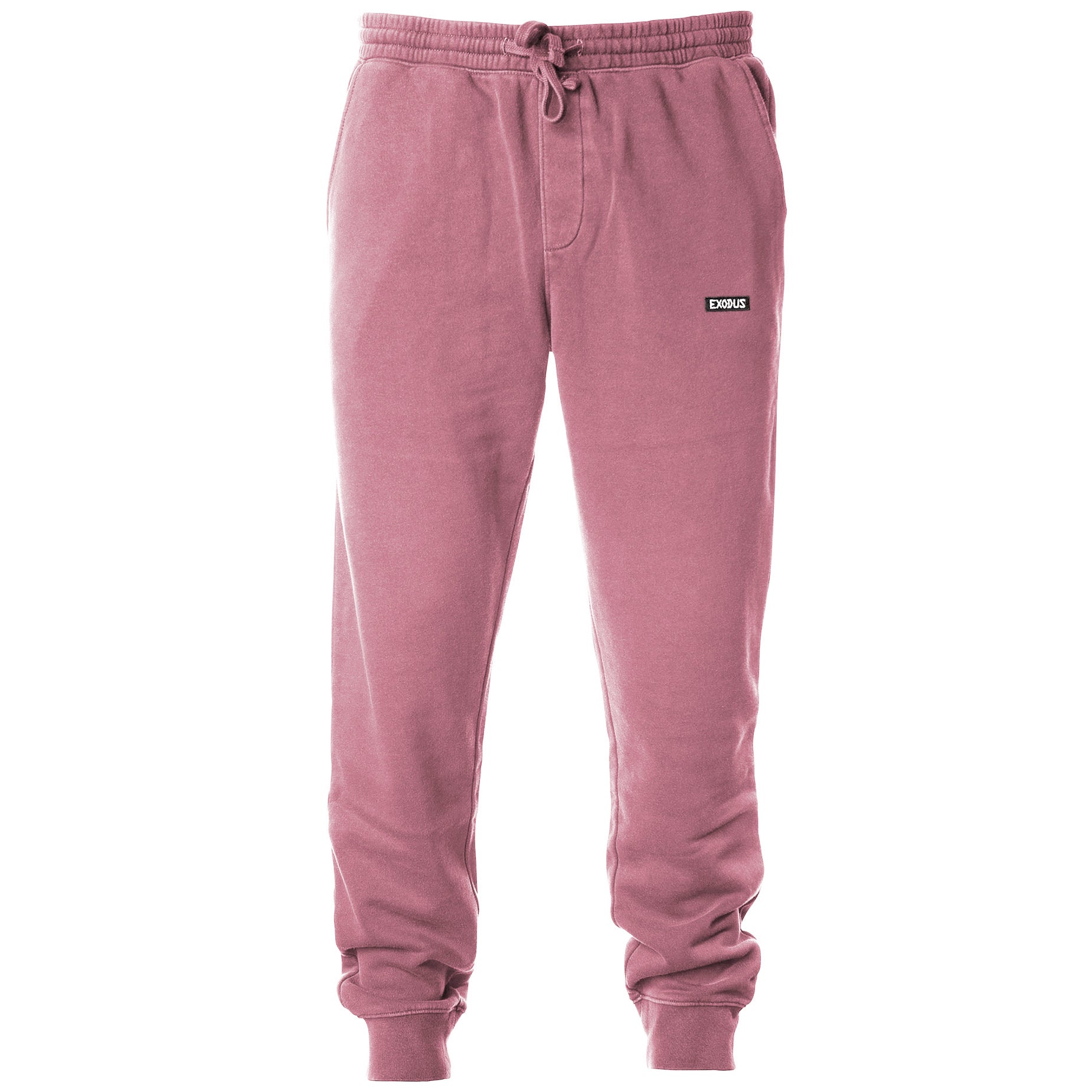 Exodus Optical Embroidered Sweatpants - Washed Maroon