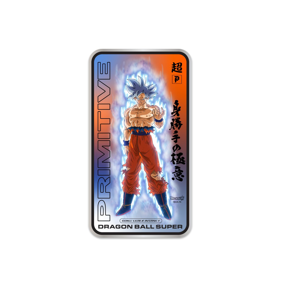 Ultra Instinct Dragon Ball Super 2 Primitive Skate Sticker