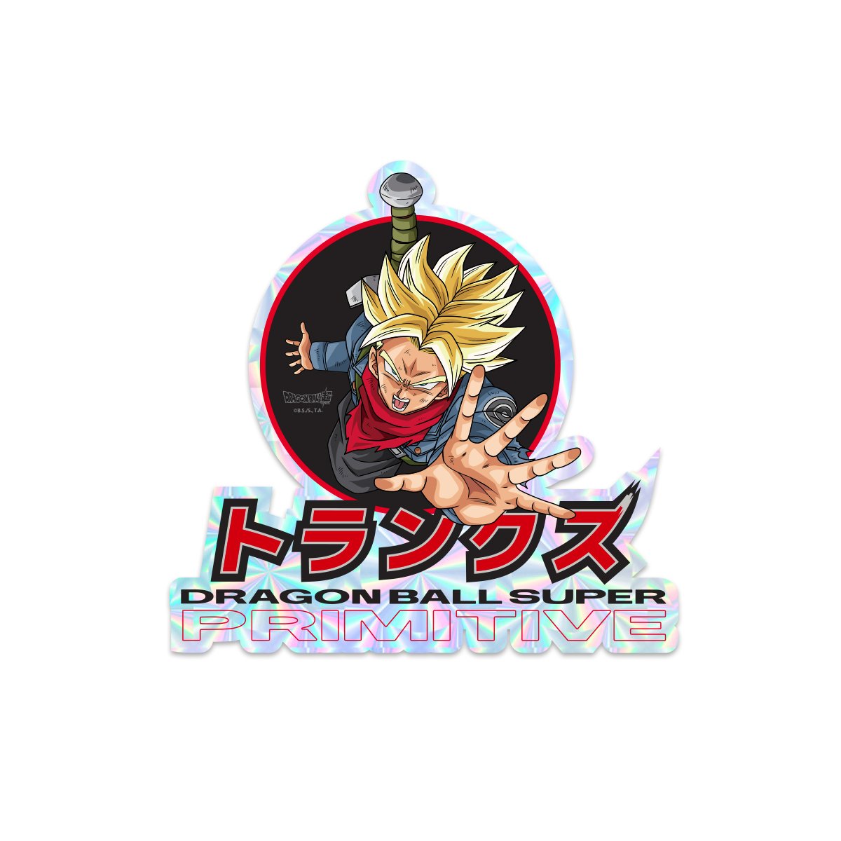 Trunks Phases Dragon Ball Super 2 Primitive Skate Sticker