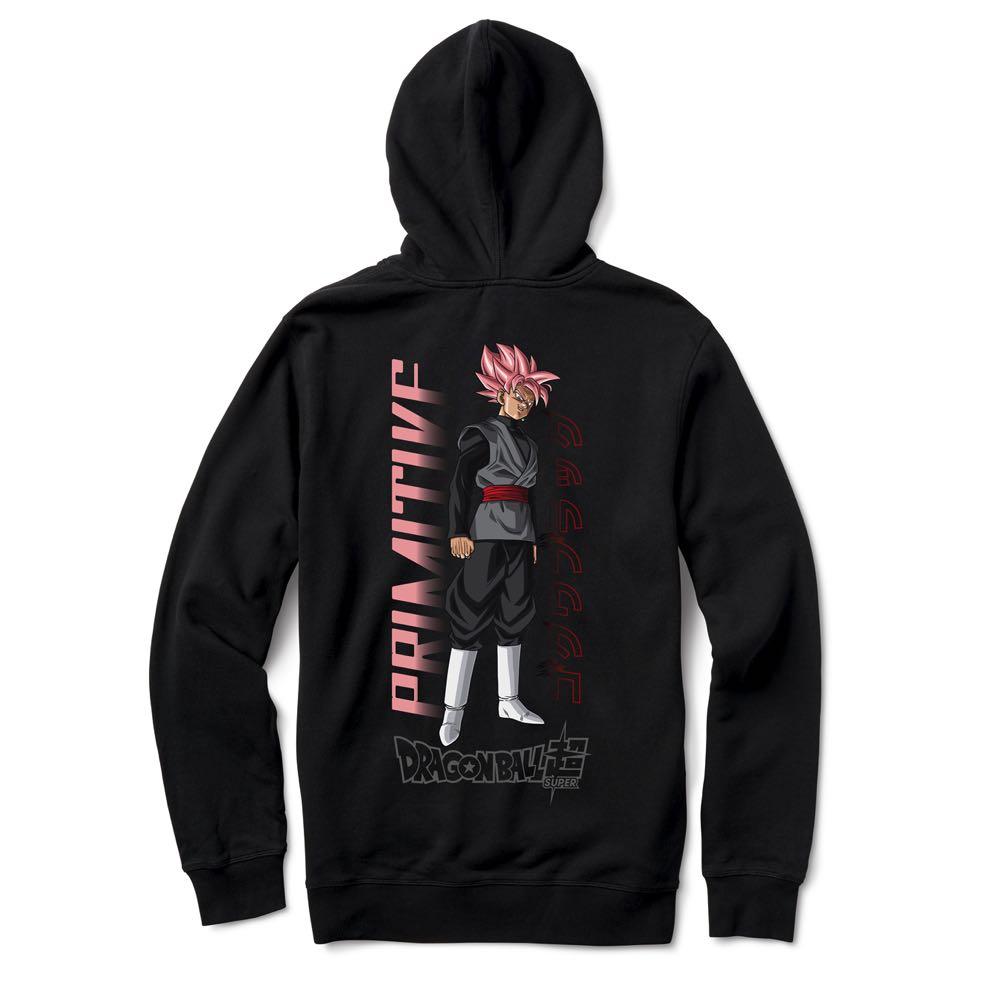 Black SSR Goku Primitive Dragon Ball Z Hoodie Back