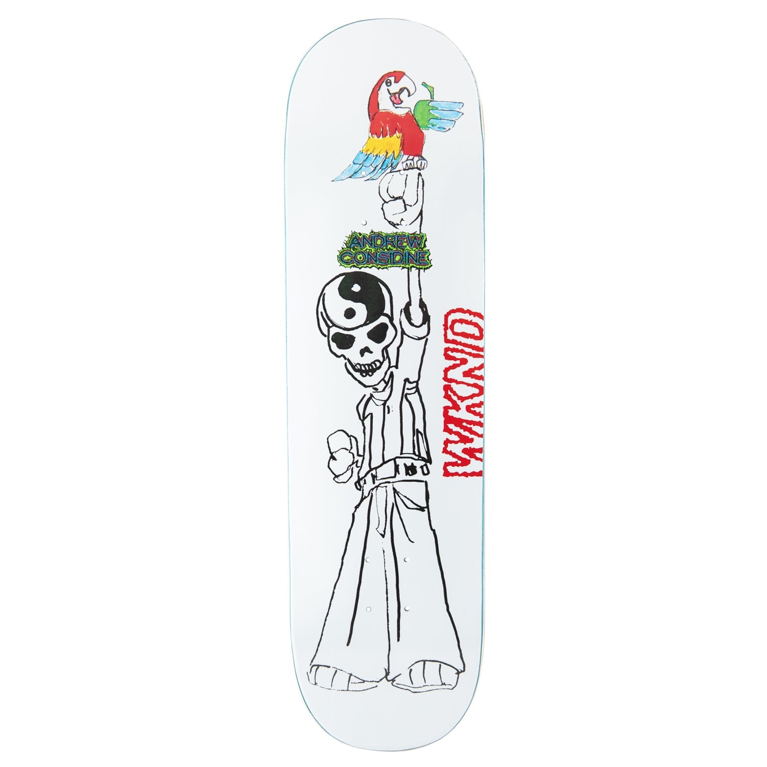 Andrew Considine Parrot Head WKND Skateboard Deck