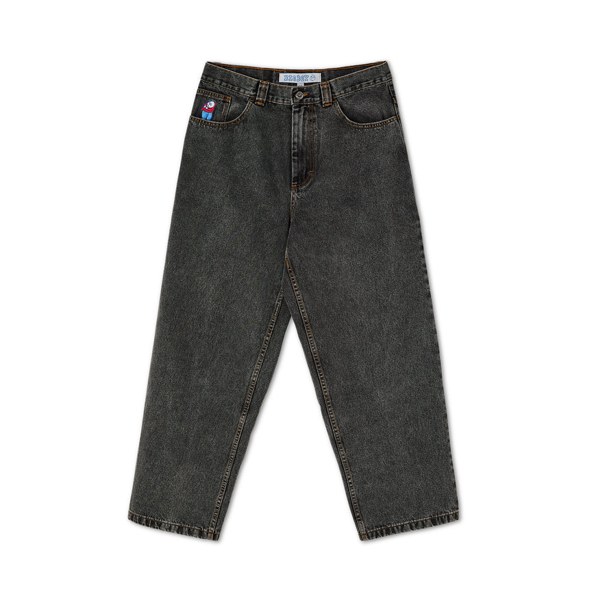 Washed Black Big Boy Polar Baggy Denim