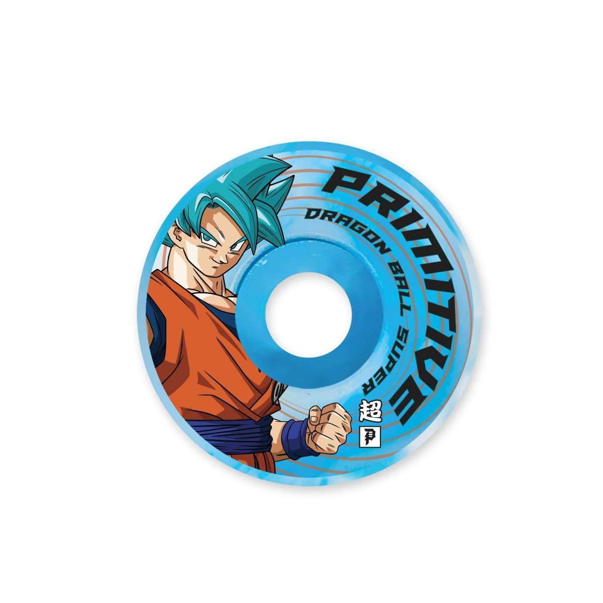 Blue Swirl DBS2 Dragon Ball Super x Primitive Skate Wheels