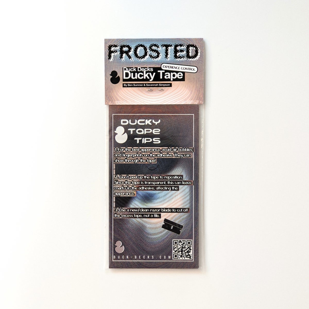 Frosted 3-Pack Duck Decks Ducky Tape Fingerboard Grip