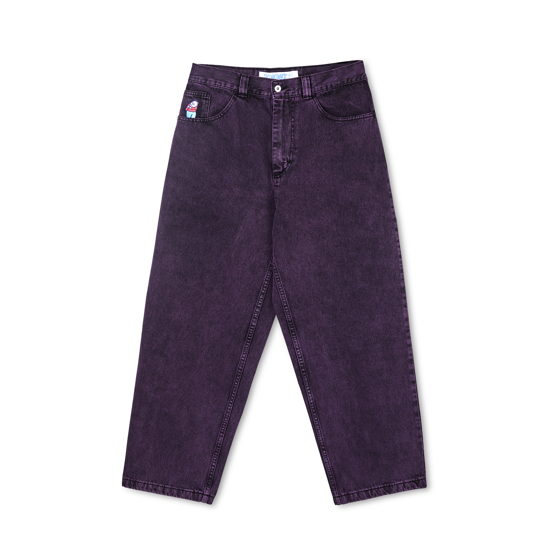 Purple Black Big Boy Polar Skate Co Jeans