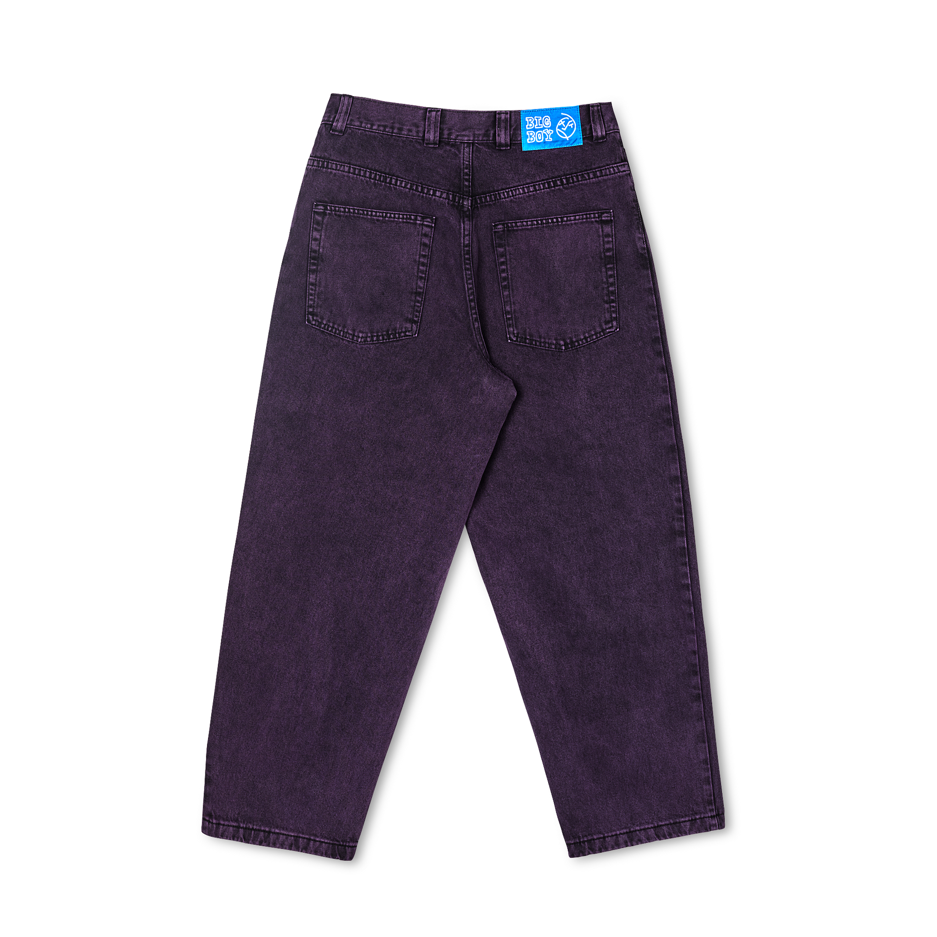 Purple Black Big Boy Polar Skate Co Jeans Back