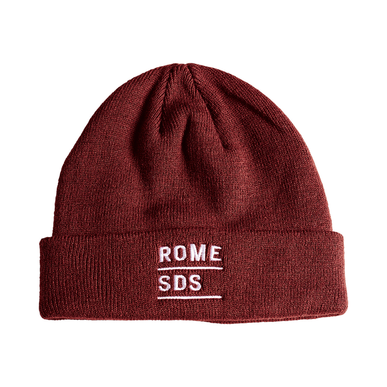 Burgundy Stacked Rome SDS Beanie