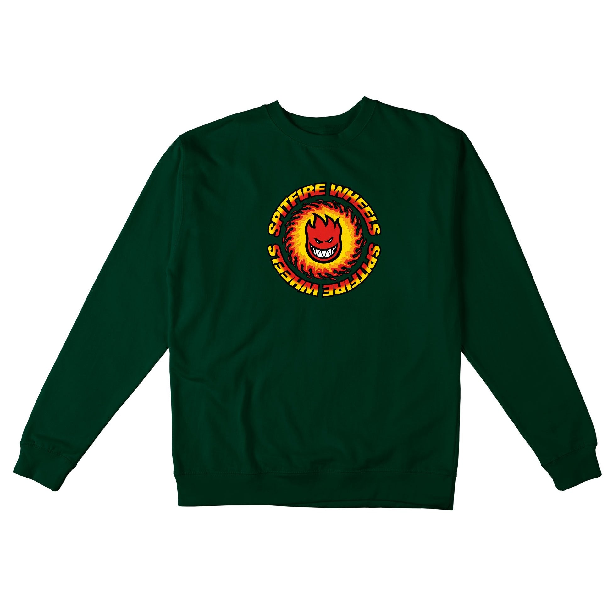 Dark Green OG Fireball Spitfire Crewneck