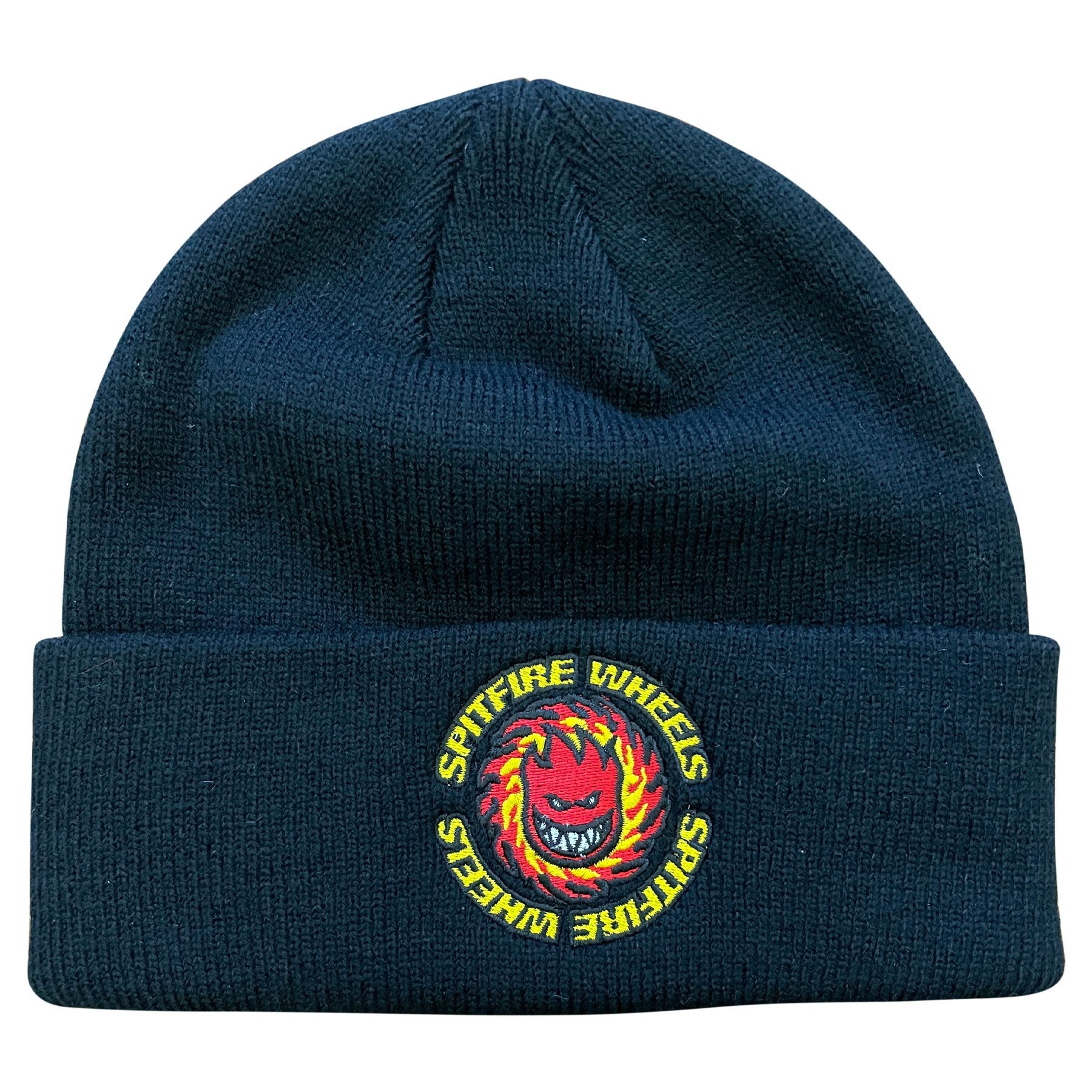 Black OG Fireball Cuff Spitfire Beanie