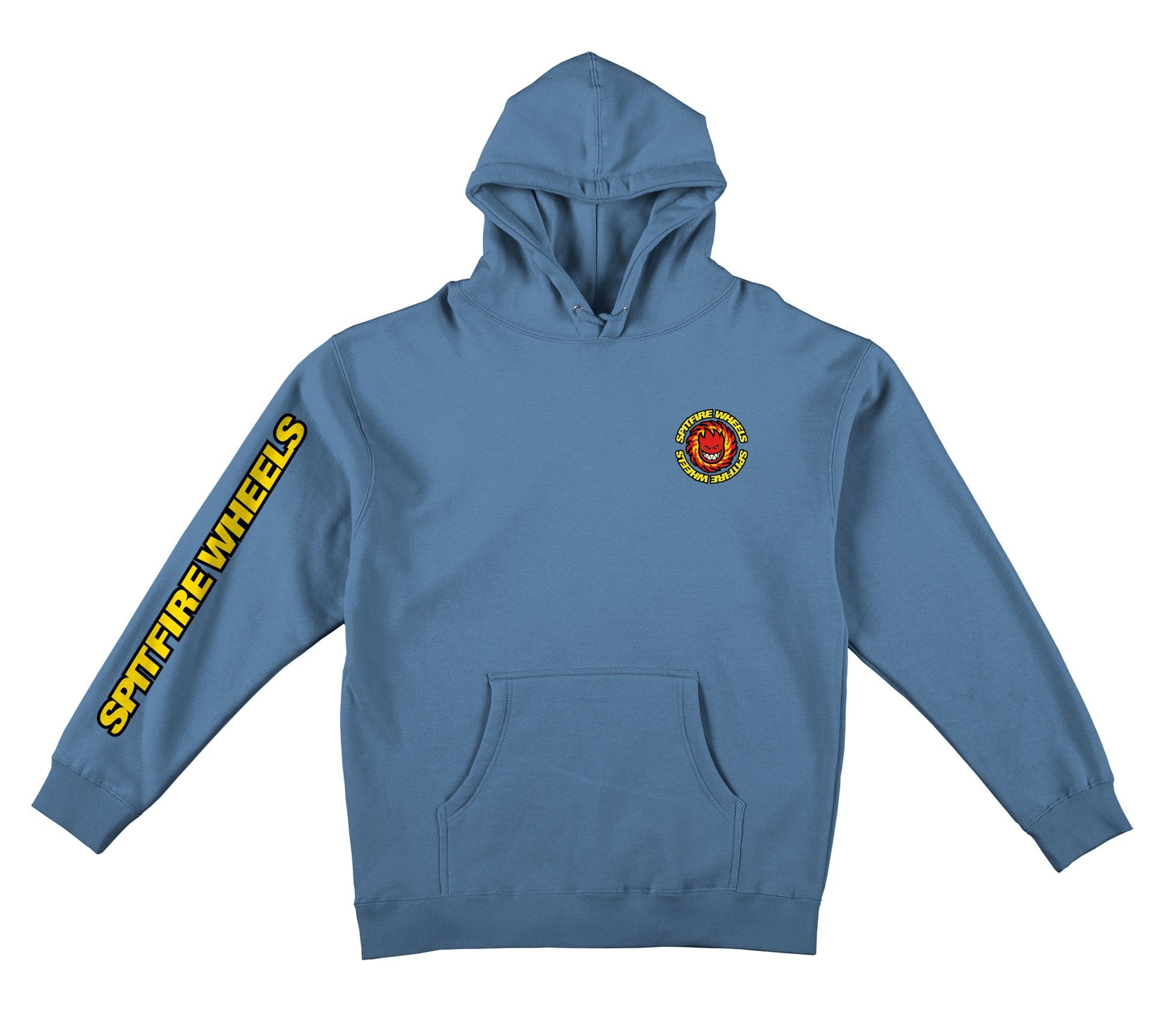 Silver Blue OG Fireball Spitfire Wheels Hoodie