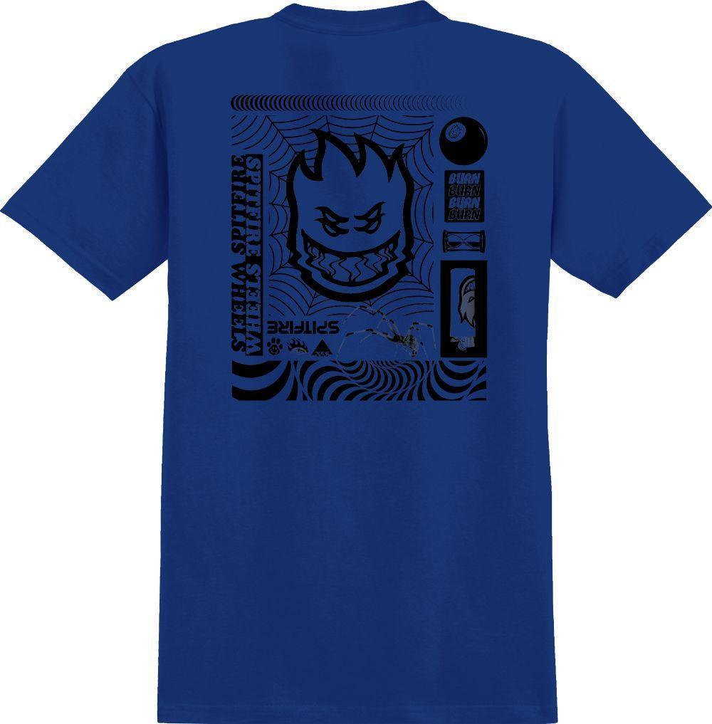 Spitfire Underground Bighead Tee - Royal Blue/Black