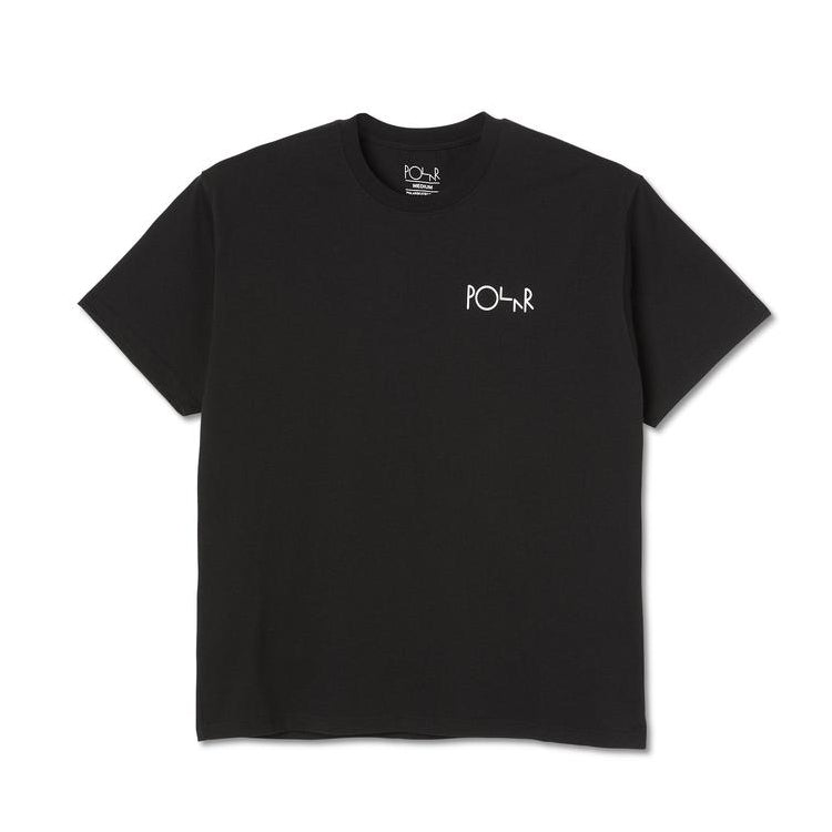 Black Stroke Logo Polar Skate Co T-Shirt